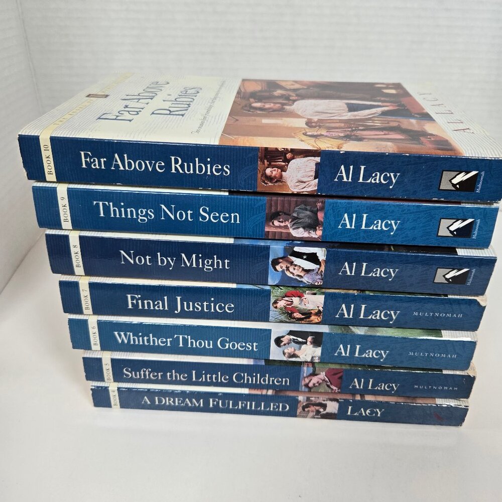 Al Lacy paperback 7 book lot